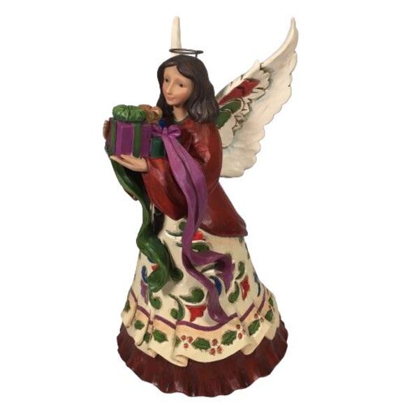 Jim Shore A Giving Spirit Has No End Angel Figurine w/Presents Gifts 4049793 NIB - Picture 5 of 16